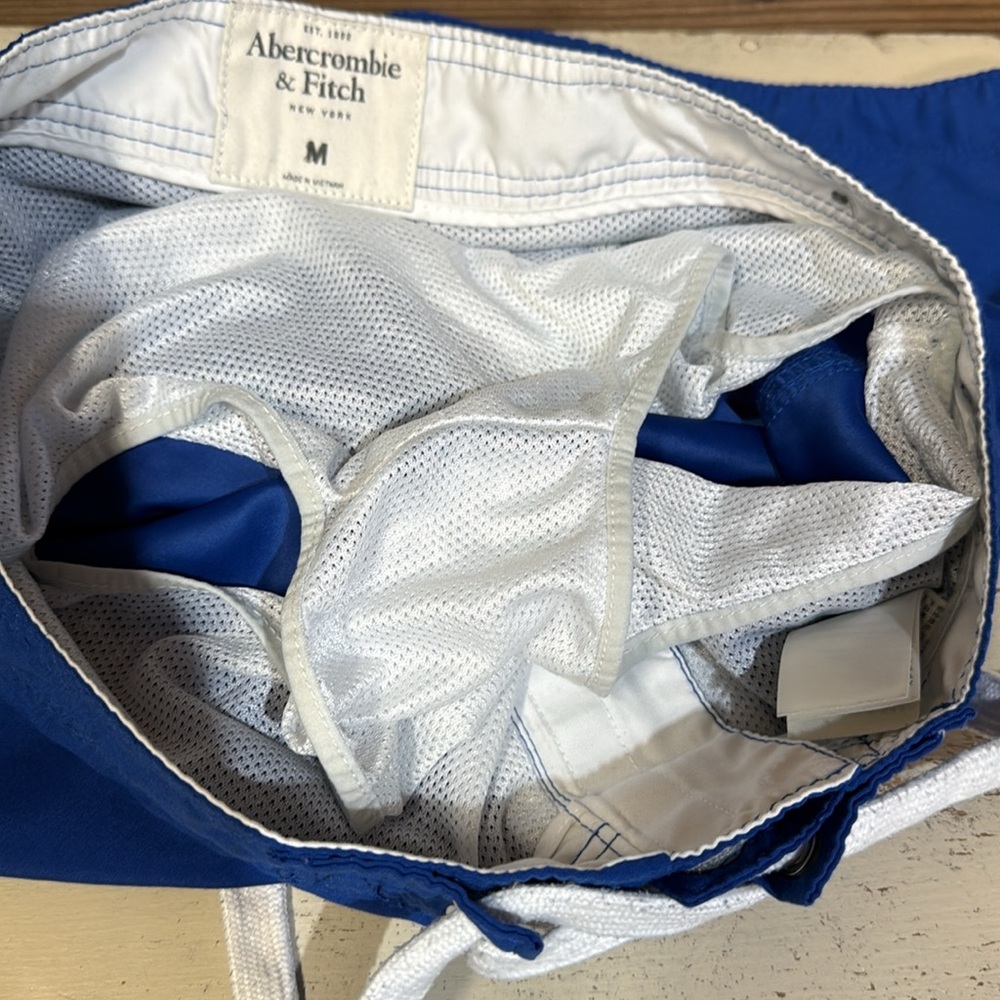 Abercrombie & Fitch Royal Blue Swim Trunks - Picture 5 of 7
